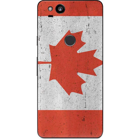 Canada Flag Distressed Google Pixel 2 Skin